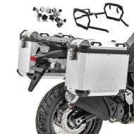 Alu-Koffer + Kofferträger für KTM 390 Adventure 20-21 Bagtecs GX38 silber_1