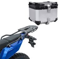 Set top case + luggage rack pour compatible with Yamaha Tenere 700 19-24 silver Bagtecs XB45