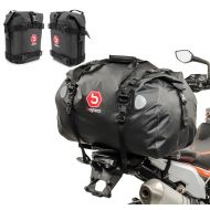 Set Sturzbügeltaschen K3 und Hecktasche XF60 für Honda NC 750 / 700 S / X / CB 500 X Bagtecs 72Ltr_1