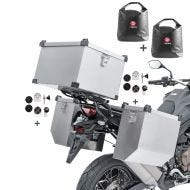 Set Alukoffer Atlas A5 36-41l für Yamaha XTZ 750 Super Tenere + Topcase 60l + Innentaschen_1
