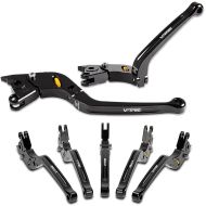 Brake lever and clutch lever set VX Safety compatible with Benelli Century Racer 1130 11-12 V-Trec lever Set foldable