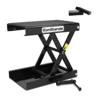 Motorrad Hebebühne ConStands Mid-Lift M Motorradheber inkl. 2 Distanzsstücke bis 500 kg in schwarz_0