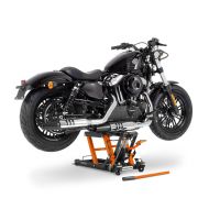 Scissor Lift compatible with Triumph Speed Twin Hydraulic Jack ConStands Mid-lift L in orange