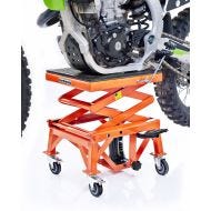 Motocross Scissor Lift compatible with Beta Alp M4 ConStands Cross-Lift XL orange