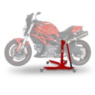 Central Stand compatible with Ducati Monster 1100 / Evo 09-13 red Paddock Stand ConStands Power-Classic