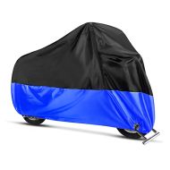 Cover compatible with Honda Pan European ST 1300 / 1100 Outdoor tarpaulin Craftride XXXL in black-blue