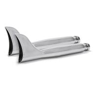 Craftride Exhaust compatible with Suzuki Intruder VS 1400 / 800 left and right Fishtail chrome
