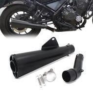 Auspuff für Honda Rebel 500 17-21 Slip-On Endschalldämpfer Craftride schwarz_1