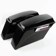 Seitenkoffer Set Harley Davidson Touring 94-13 Craftride Hartschalenkoffer 30Ltr in schwarz_1