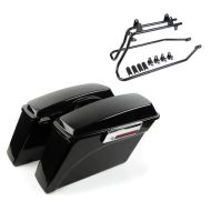 Koffer Set für Harley Dyna 08-17 Craftride Seitenkoffer mit Kofferträger_0