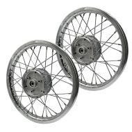 Set 2x Spoke wheel rim aluminum 1,85x16 for Simson S51 S50 S70 Schwalbe KR51 alloy Craftride AF24