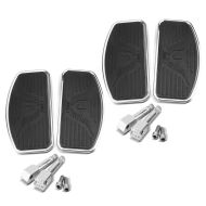 Set 4x Trittbretter Fahrer für Yamaha XV 1100 / 125 Virago Craftride FB2_1