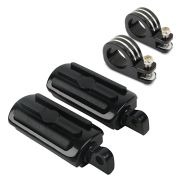 Motorcycle Crash Bar Footpegs with mounting clamp 1.50 inch Set Craftride HC4