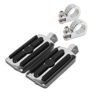 Motorcycle Crash Bar Footpegs with mounting clamp 1.50 inch Set Craftride HC6
