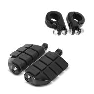 Motorcycle Crash Bar Footpegs with mounting clamp 1.26 inch Set Craftride HC12