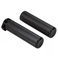 Handlebar grips 1" inch CNC Alu fits for Harley Davidson Night Train / Road Glide Craftride HG7 black