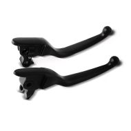 Brake and Clutch Lever Set Broad fits for Harley Davidson Touring 08-13 black Craftride