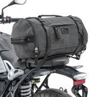 Motorcycle Tail Bag Vintage 25L Canvas Backpack Duffle Roll Bag grey Craftride