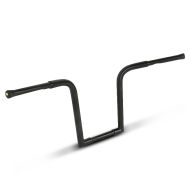 Handlebar Square Fat 1-1/4" Height 12" fits for Harley Davidson by Craftride Black
