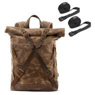 Tail bag compatible with Benelli Leoncino 800 / Trail Bagtecs CR3 incl. straps brown