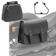 Saddlebag with support compatible with chopper / custombikes 16-20 right Laredo 20l Craftride