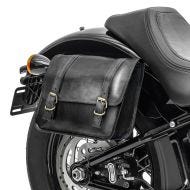 Motorrad Satteltasche Craftride SV6 Vintage Tasche 6Ltr rechts in schwarz_1