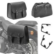 Set 2x Saddlebag + support compatible with Kawasaki Vulcan S 15-24 Craftride LAR-P