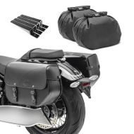 Satteltaschen KY + Haltesatz für Harley Sportster 1200 Roadster Craftride_1