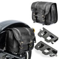 Set 2x Satteltaschen mit Halter QL für BMW R 18 20-21 Craftride SV1-schwarz links-rechts_1