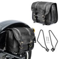 Set 2x Satteltaschen + Halter für Harley Davidson CVO Pro Street Breakout Craftride SV1 schwarz_1