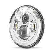 LED Scheinwerfer 7" für Harley Davidson Street Glide / Special DRL Craftride chrom_1