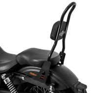 ,Sissy bar Craftride CSL compatible with Harley Davidson Dyna Street Bob 09-17,, Low Rider S black,