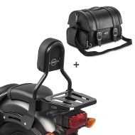 Sissybar CL3 + Hecktasche FP für Kawasaki VN 900 Light 10-14 mit Gepäckträger Craftride_1