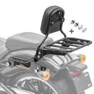 Sissybar für Harley Breakout / 114 18-20 R1 mit Gepäckträger und Docking schwarz Craftride_1