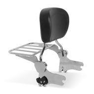 ,Sissy Bar with Rear Rack detachable fits for Harley Davidson Electra-Street-Road Glide,, Road King 97-08 Craftride,