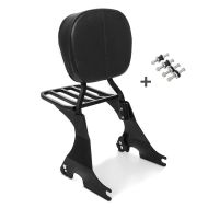 Sissy Bar fits for Harley Davidson Sportster 883 R Roadster 04-15 Craftride incl. Rear rack and Docking kit black