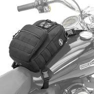 Motorcycle tank bag Craftride Dark Gear 9L with strap attachment