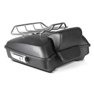 Topcase fits for Harley Davidson CVO Limited 14-22 Craftride Razor GB3 incl luggage grill black-matt