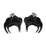 Windshield Clamps 1.54 inch fits for Harley Davidson Sportster 88-20 Dyna 91-05 black Craftride