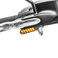 LED Lenkerblinker für Harley Davidson Softail Slim / Sport Glide Lumitecs Blinker M2 getönt_1