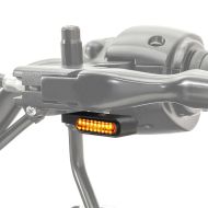 LED Lauflicht Lenkerblinker für Harley Davidson Softail Slim / Sport Glide LED Lumitecs BL8 getönt_1