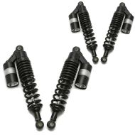 2x Motorcycle rear shock absorbers 13.39 inch suspension shocks universal RS2B Discount Set