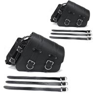 2x Motorcycle saddlebag for cruisers side bag Craftride SB5 right black Discount Set