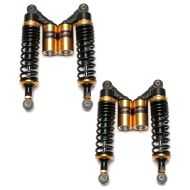 2x Motorcycle rear shock absorbers 12.60 inch suspension shocks universal RS2G Discount Set