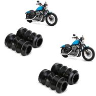 2x Bellows rubber 1.54 inch fits for Harley Davidson Sportster + Dyna models Craftride Set Discount