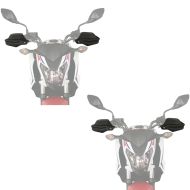2x Handguards / Handlebar Guards compatible with Honda NC 700 S / X 12-13 Motoguard L Discount Set