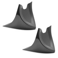 2x Belly pan fits for Harley Davidson Sportster 04-20 Craftride CP6 black Set Discount