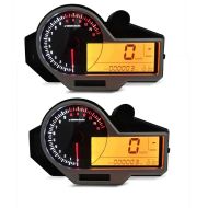2x Motorcycle speedometer digital / Tachometer LCD Zaddox SM18 Discount Set