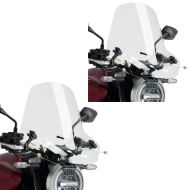 2 x Windshield Puig Touring II Universal Windscreen Fly Screen clear Set Discount