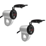 2x 12V Motorcycle USB Socket Lumitecs US30 Discount Set